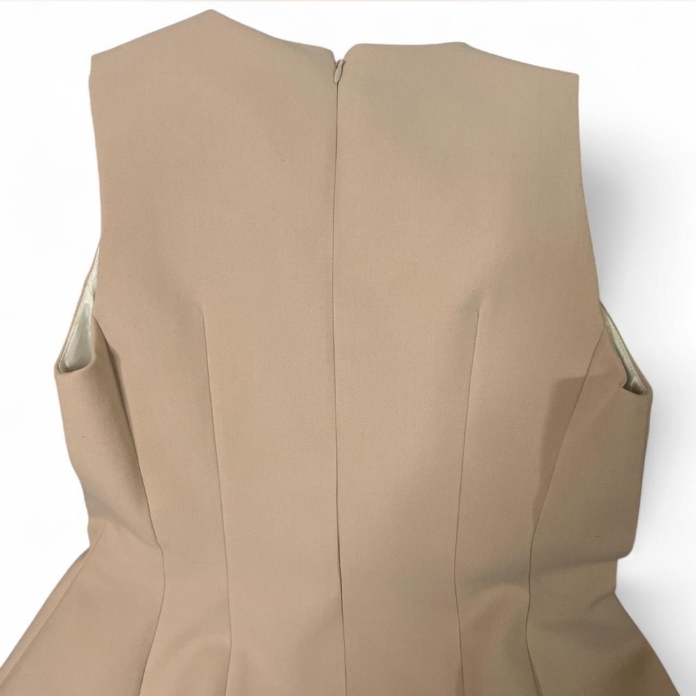 Zara Women's Beige Sleeveless Mini Dress - Picture 4 of 5